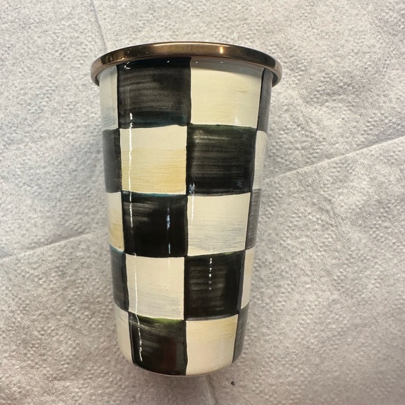 MacKenzieChilds Bath Mackenzie Childs Courtley Check Tumbler